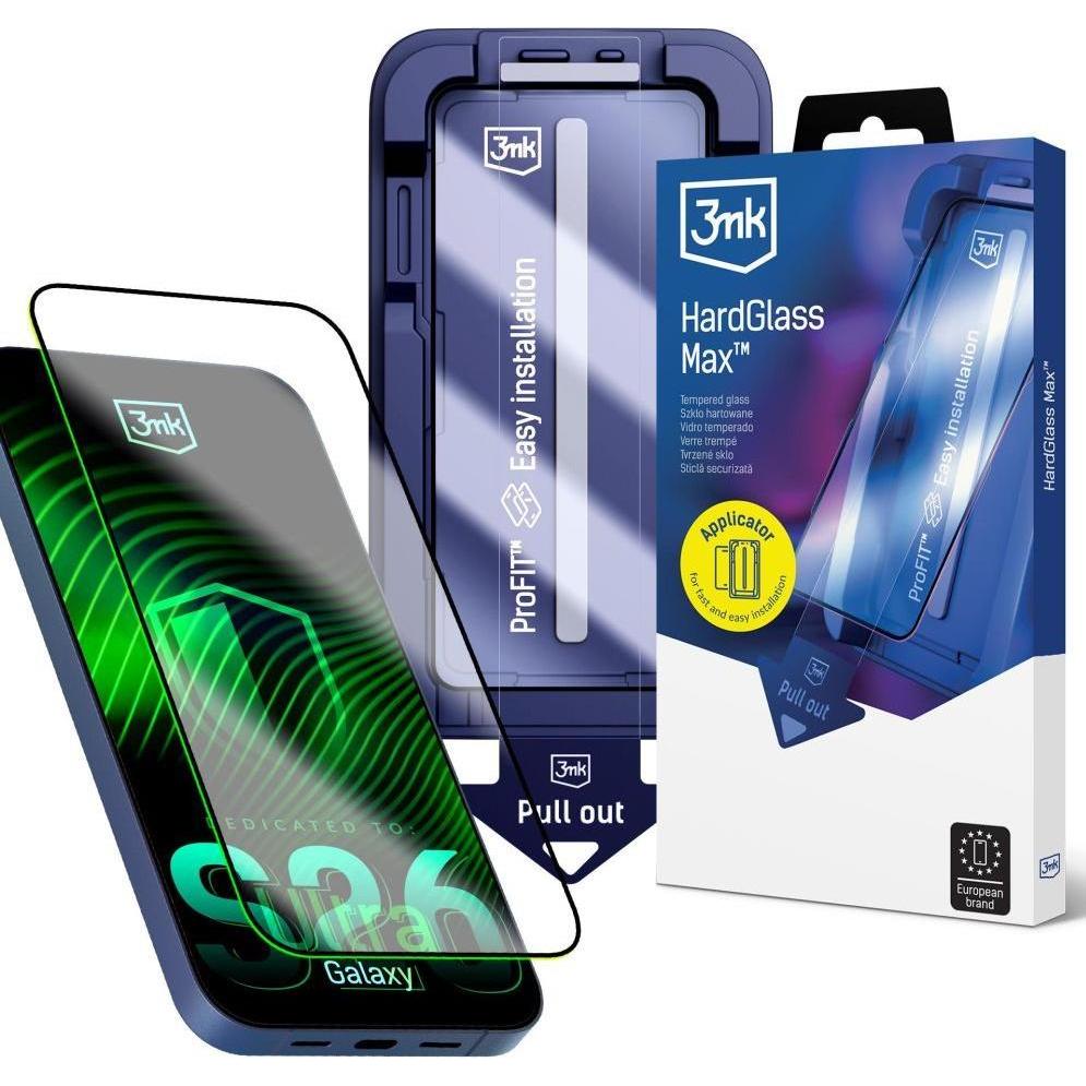 3MK tvrzené sklo Hardglass Max Framefit pro Samsung Galaxy S26 Ultra (Samsung Galaxy S26 Ultra), Pellicola protettiva smartphone