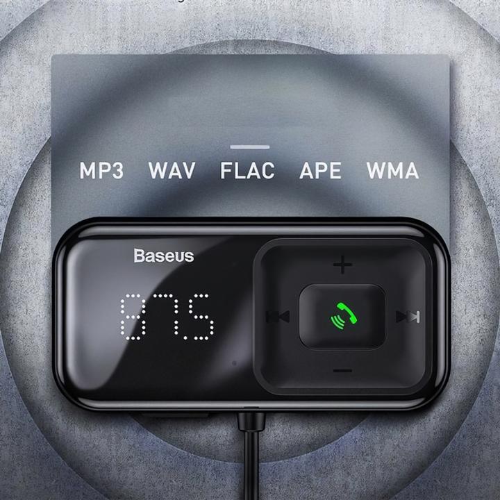 Productafbeelding Baseus Auto Bluetooth MP3-speler T-vorm S-16 Zwart OS