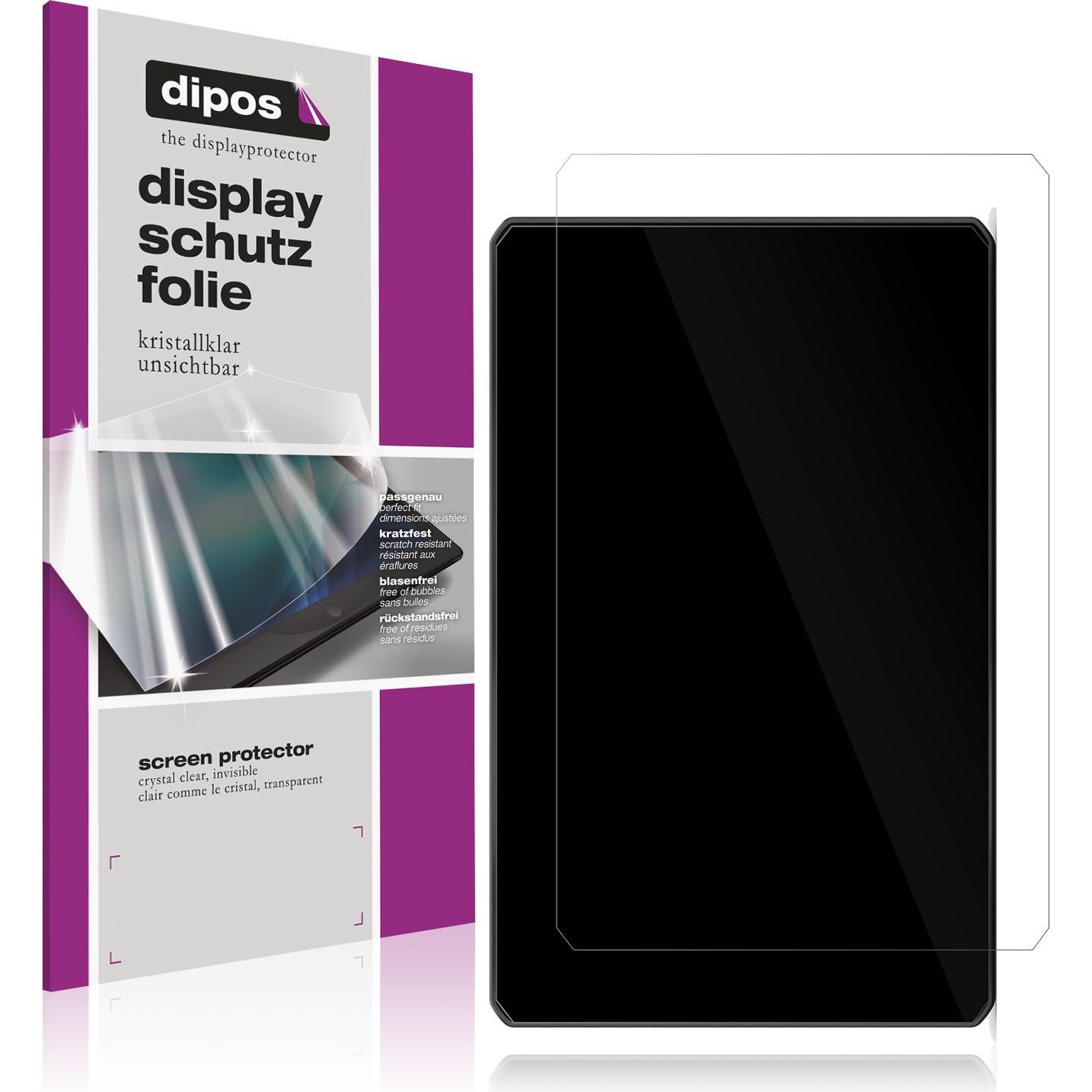 Dipos, Fahrzeug Navigation Zubehör, Schutzfolie Klar für Garmin Camper 890