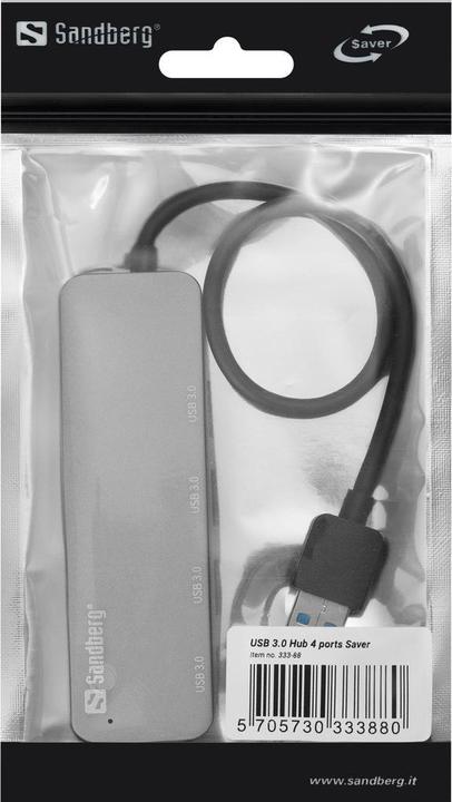 Produktbild Sandberg USB 3.0 Hub 4 ports Saver (USB-A, 4 Ports)