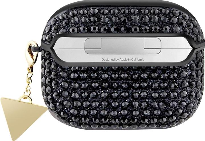 Image du produit Guess GUAPHDGTPK Coque AirPods Pro czarny/black Rhinestone Triangle Charm (Manchon pour casque d'écoute)