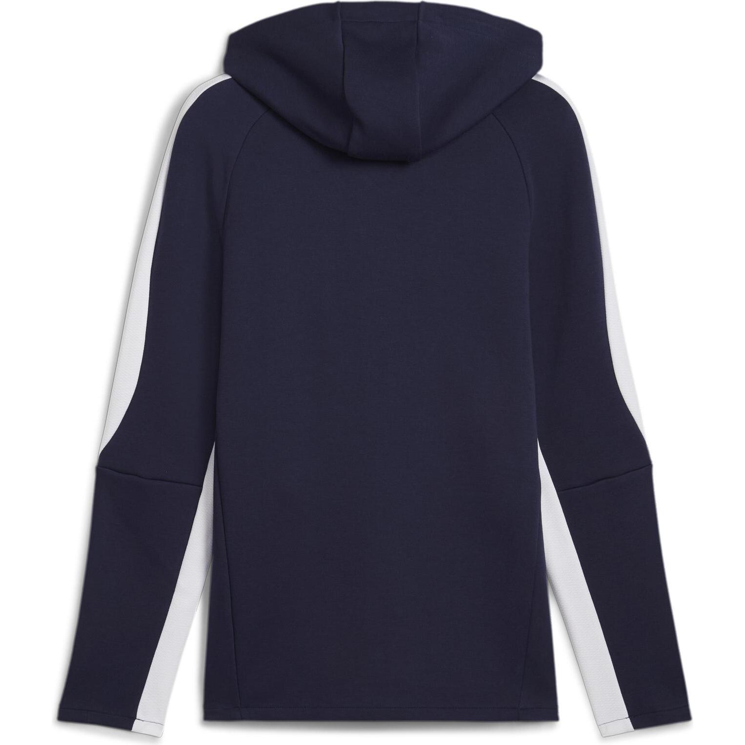 Thumbnail - Puma, Herren, Laufjacke, teamEVOSTRIPE Hooded Jacket (S), Blau, S