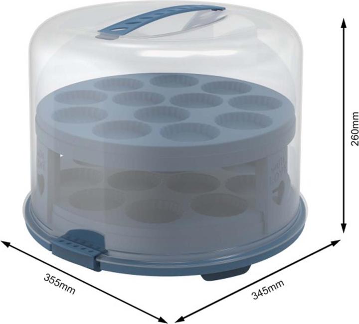 Immagine prodotto Rotho Set di 2 tortiere piccole e grandi FRESCHE