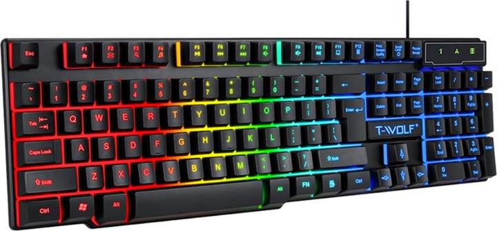 Immagine prodotto Deltalabs Combo da gioco 4in1: mouse, cuffie, tastiera e tappetino per mouse - RGB QWERTY (nero) (USA, Cablato)