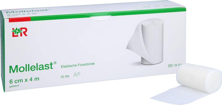 Actual product image Lohmann & Rauscher Fixation bandages 4 m x 6 cm / 20 pcs.