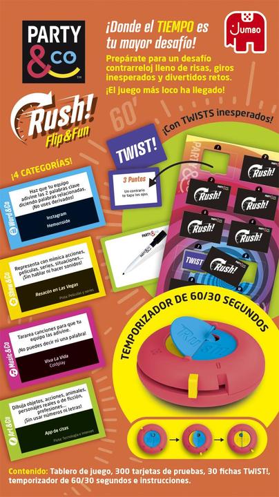 Actual product image Jumbo Party & Co. - Rush (ES) (Spanish)