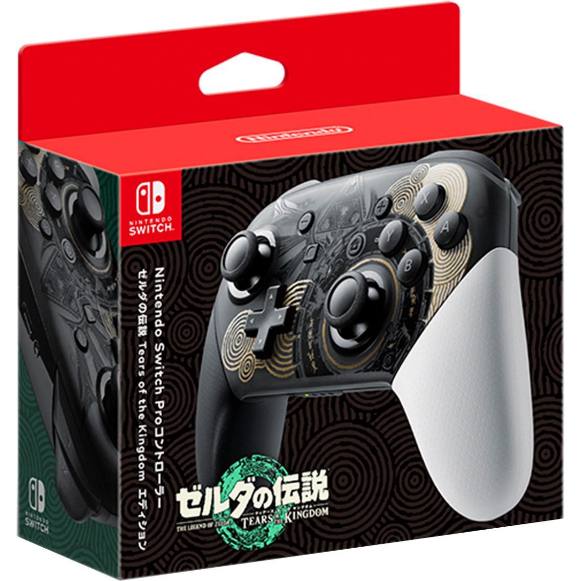 Nintendo Switch Pro Controller The Legend of Zelda: Tears of the Kingdom Edition (Switch), Controller gaming, Nero, Bianco