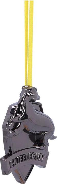 Actual product image Nemesis Now Harry Potter décoration sapin Hufflepuff Crest (Silver) 6 cm (1x)
