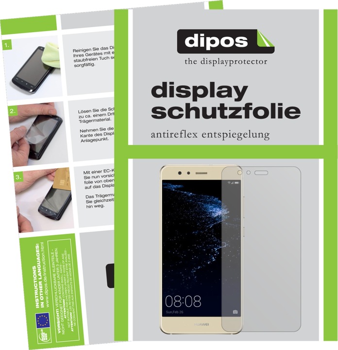 Produktbild Dipos Displayschutzfolie Antireflex (6 Stück, Huawei P10 Lite)