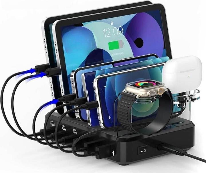 Actual product image Cover-Discount Smarte Ladestation (110 W, 6 ports)