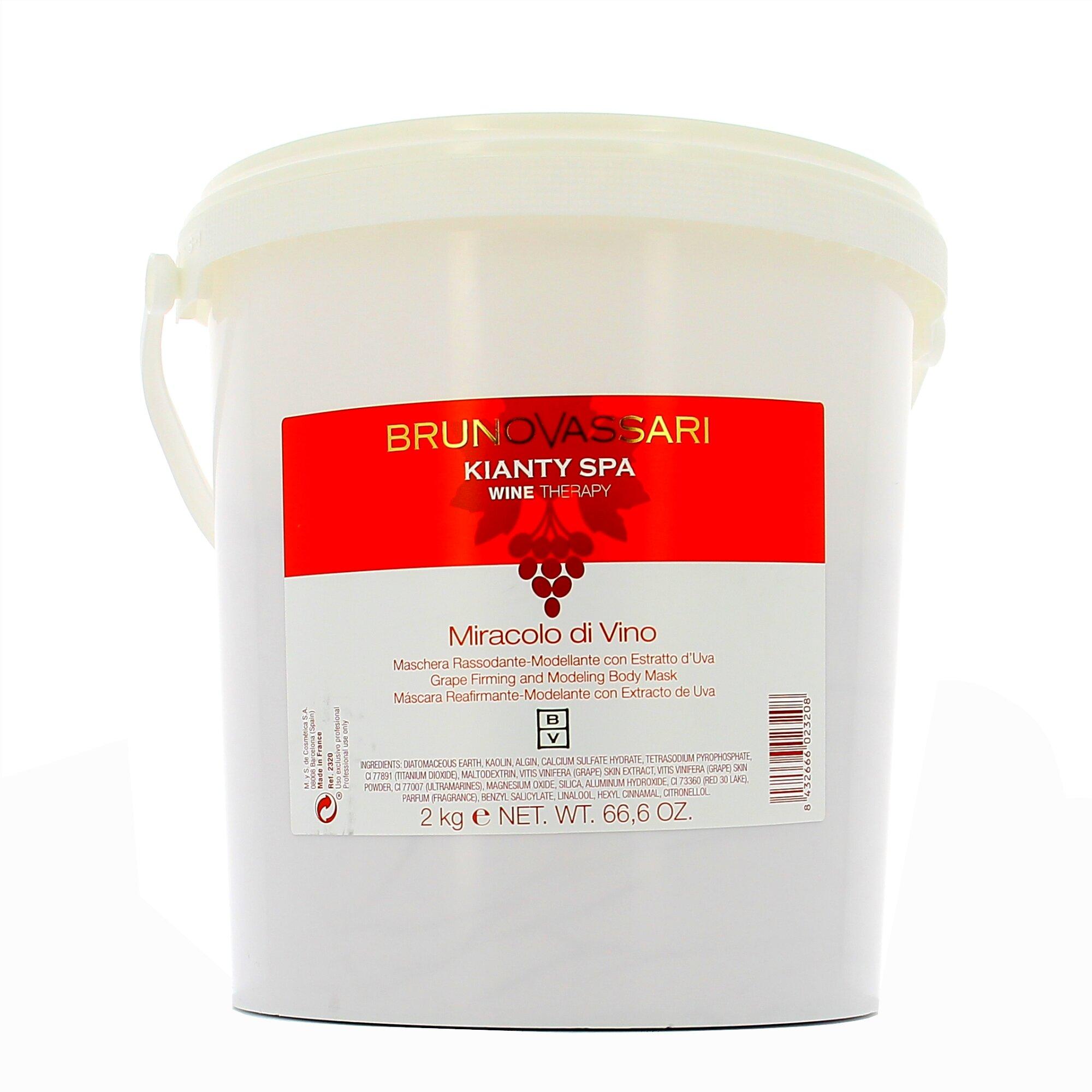 Bruno Vassari, Bodylotion, Kianty Spa Grape Firmness Body Remodeling Body Cream Mask - 2000 Gramm (Körpercreme)