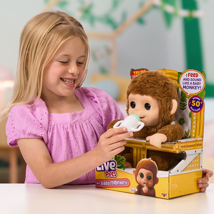 Actual product image Little Baby Monkey Live Pets (30 cm)