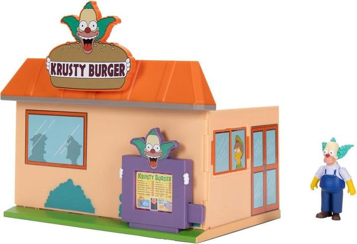 Actual product image Jakks Pacific Simpsons minifigures playset Krusty Burger