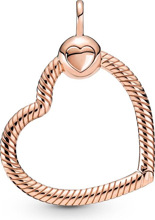 Image du produit Pandora Pendentif Moments coeur en (Métal, plaqué or rose)