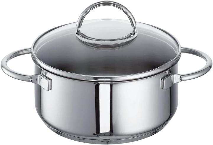 Schulte-Ufer Kg Frying pot 16 cm Ø, approx. 1.40 l Ravenna (Pot, Stainless steel)