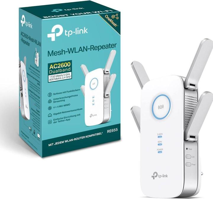 Image du produit TP-Link RE655 (1733 Mbit/s, 800 Mbit/s)