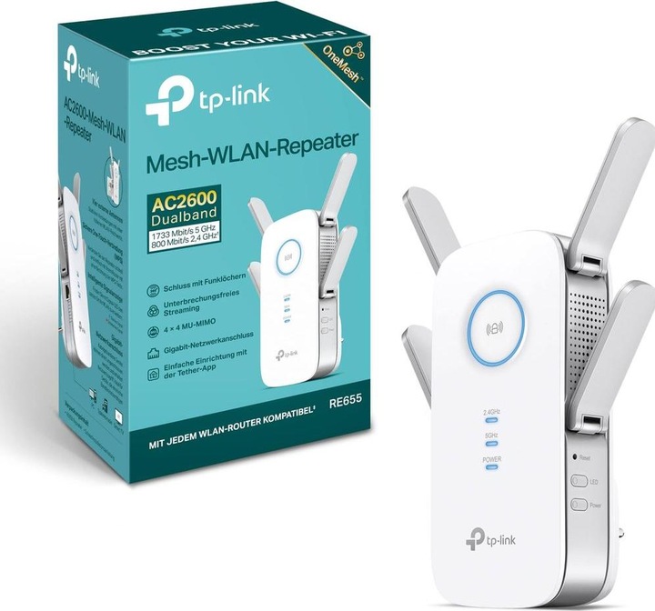 Immagine prodotto TP-Link RE655 (1733 Mbit/s, 800 Mbit/s)