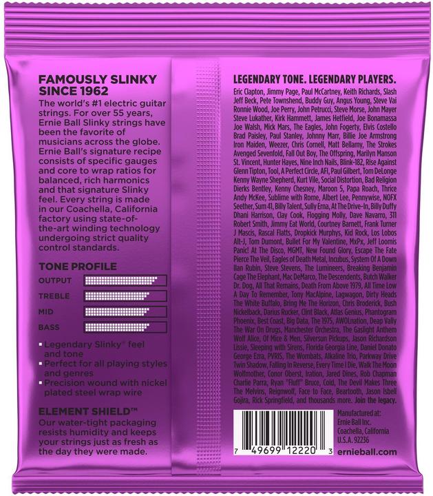 Produktbild Ernie Ball Power Slinky (6 x, E-Gitarre, 0.05")
