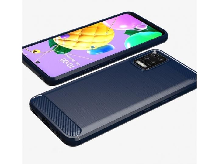 Produktbild Screenguard LG K42 Hülle Carbon Brushed Soft TPU (LG K42)