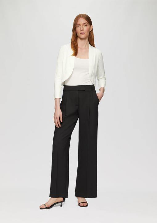 Actual product image S.Oliver Strickjacke Offene Feinstrick-Jacke mit 3/4-Ärmeln (38)