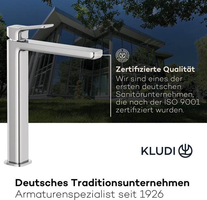 Immagine prodotto Kludi Miscelatore per lavabo X3, misura XL, senza scarico a scomparsa