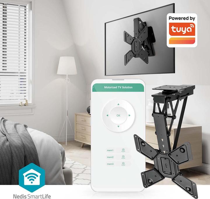 Produktbild Nedis Motorisierte TV-Deckenhalterung - 23-65" - maximal unterstützes Bildschirmgewicht: 30 kg - dre (Decke, 65", 30 kg)