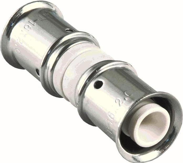 Actual product image Multitubo Press coupling made of PPSU 25x25mm (Press connection)