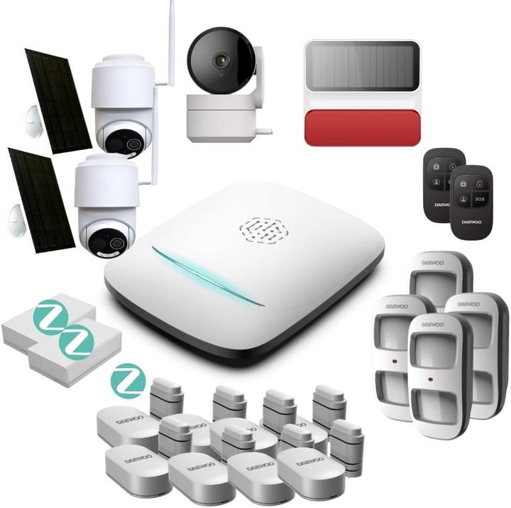 Image du produit Daewoo Kit Allarme WiFi Sistema Zigbee Pet Friendly Telecomando