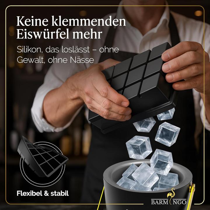 Produktbild Barmingo 3er-Set XXL-Eiswürfelform