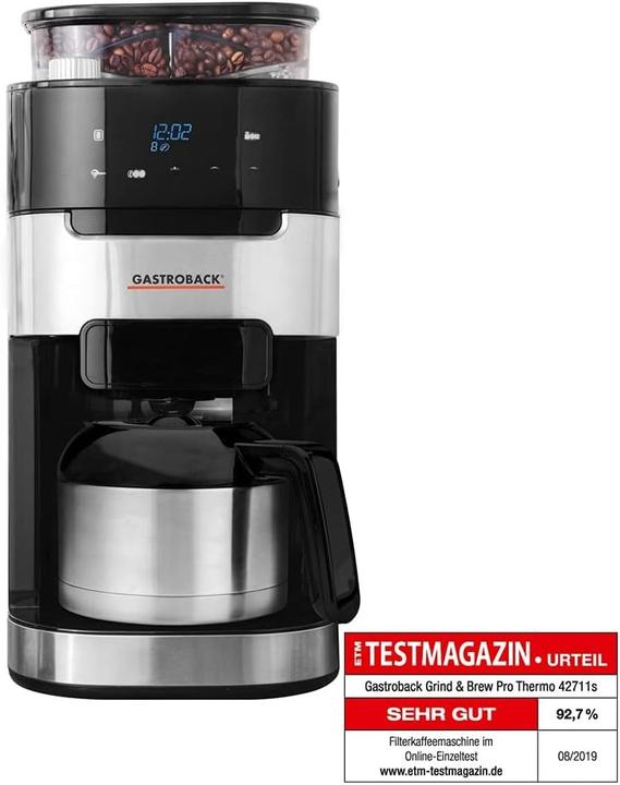 Produktbild Gastroback Grind & Brew Pro Thermo 42711 S