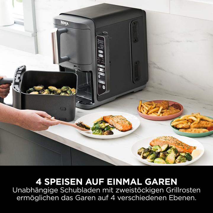 Actual product image Ninja SL451EU Double deep fryer