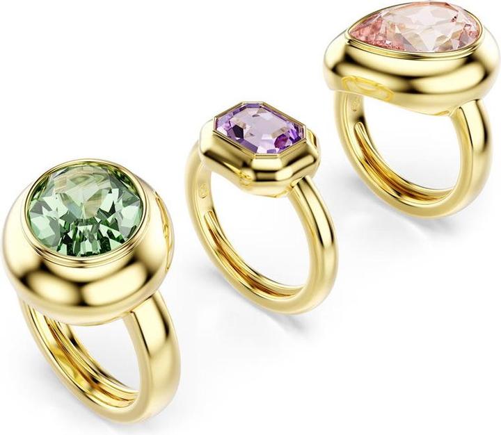 Image du produit Swarovski Ensemble de Bagues Dorées Gema (50, 55)