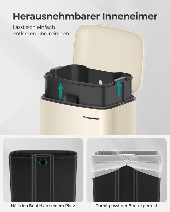 Actual product image Songmics Rubbish bin (30 l)