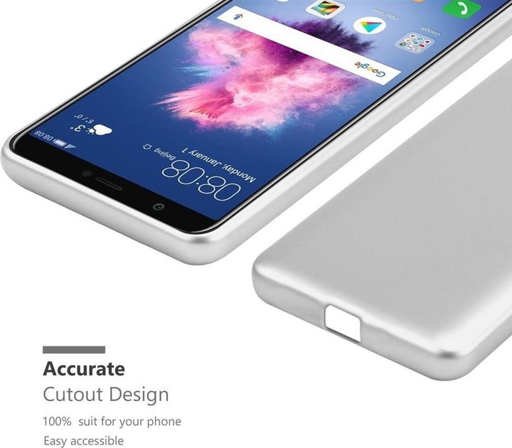 Produktbild Cadorabo TPU Matt Metallic Cover (Huawei Enjoy 7S, Huawei P Smart (2018))
