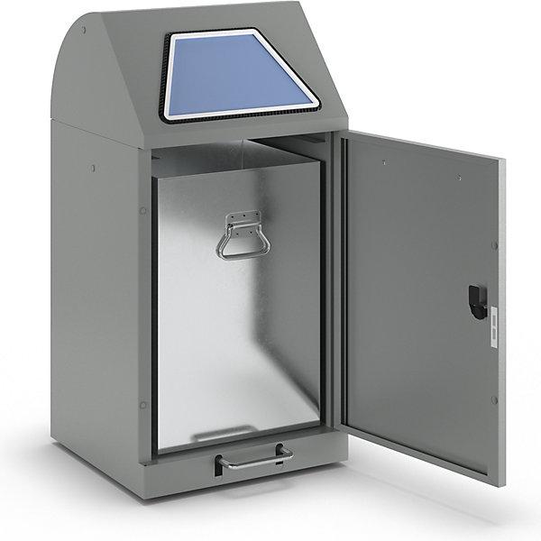 Produktbild kaiserkraft System-Wertstoffsammler, Einwurfklappe fussbetätigt (45 l)