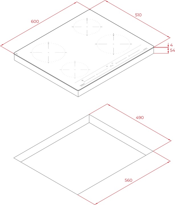 Produktbild Teka IBC 64010 BK MS induction hob