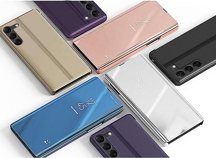 Produktbild Hurtel Clear View Case Hülle für Samsung Galaxy S23 Hülle mit Klappe Rosa (Samsung Galaxy S23)