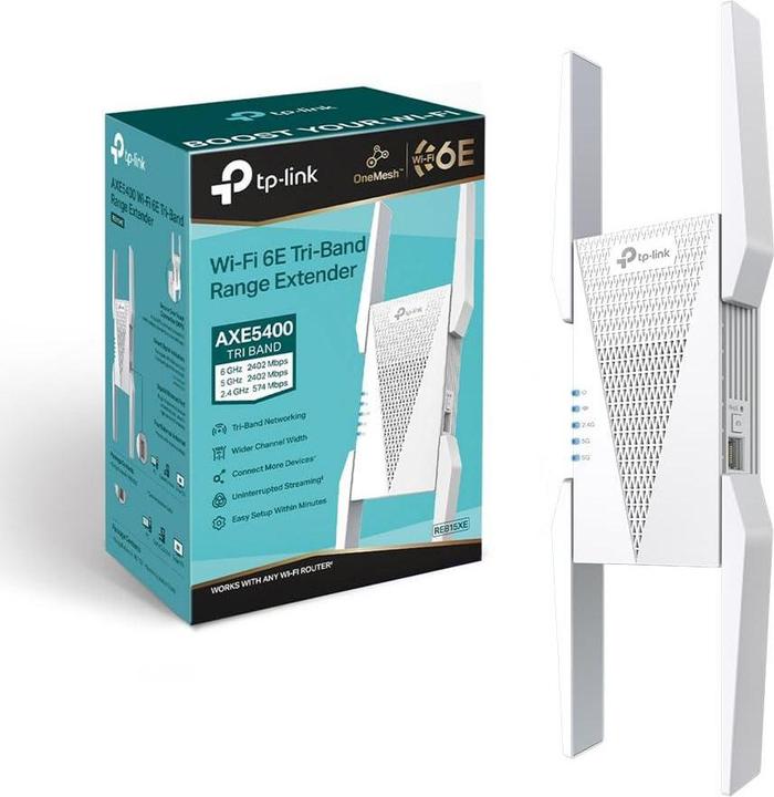 Produktbild TP-Link WLAN-Mesh-Repeater RE815XE (2402 Mbit/s, 574 Mbit/s)