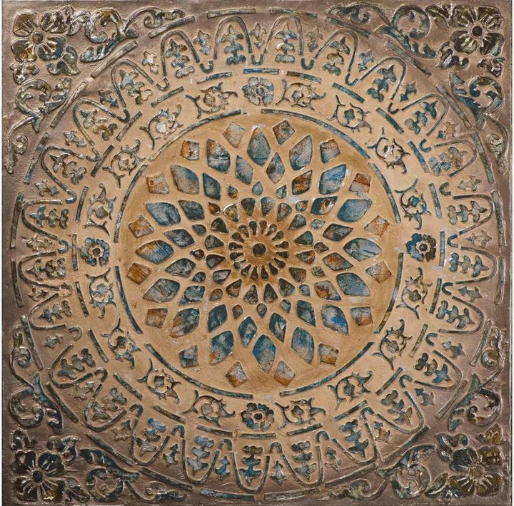 Image du produit Alldecor Image Fleurs Mandala (100 x 100 cm)