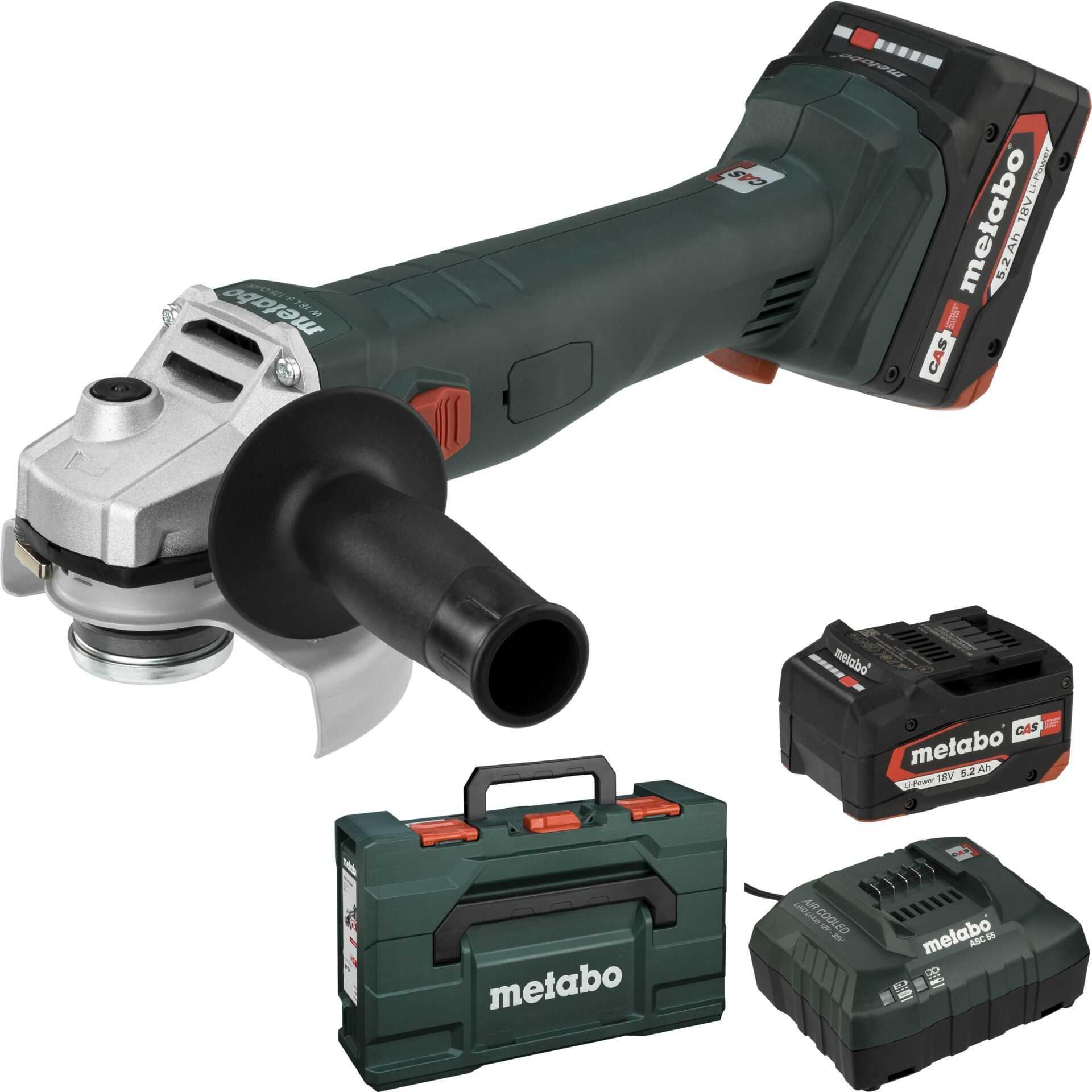 Thumbnail - Metabo, Winkelschleifer, Akku-Winkelschleifer W 18 L 9-125 Quick (125 mm)