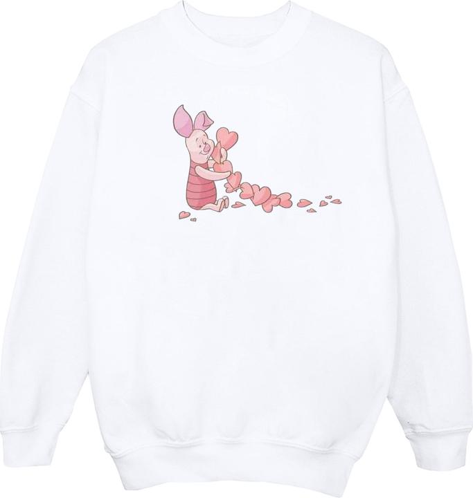 Immagine prodotto Disney Winnie The Pooh Piglet Chain Of Hearts Felpa Donna (M)