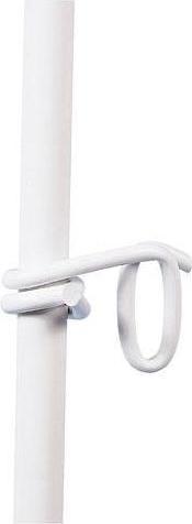 Actual product image Corral Plastic post, white, 158 cm, with step