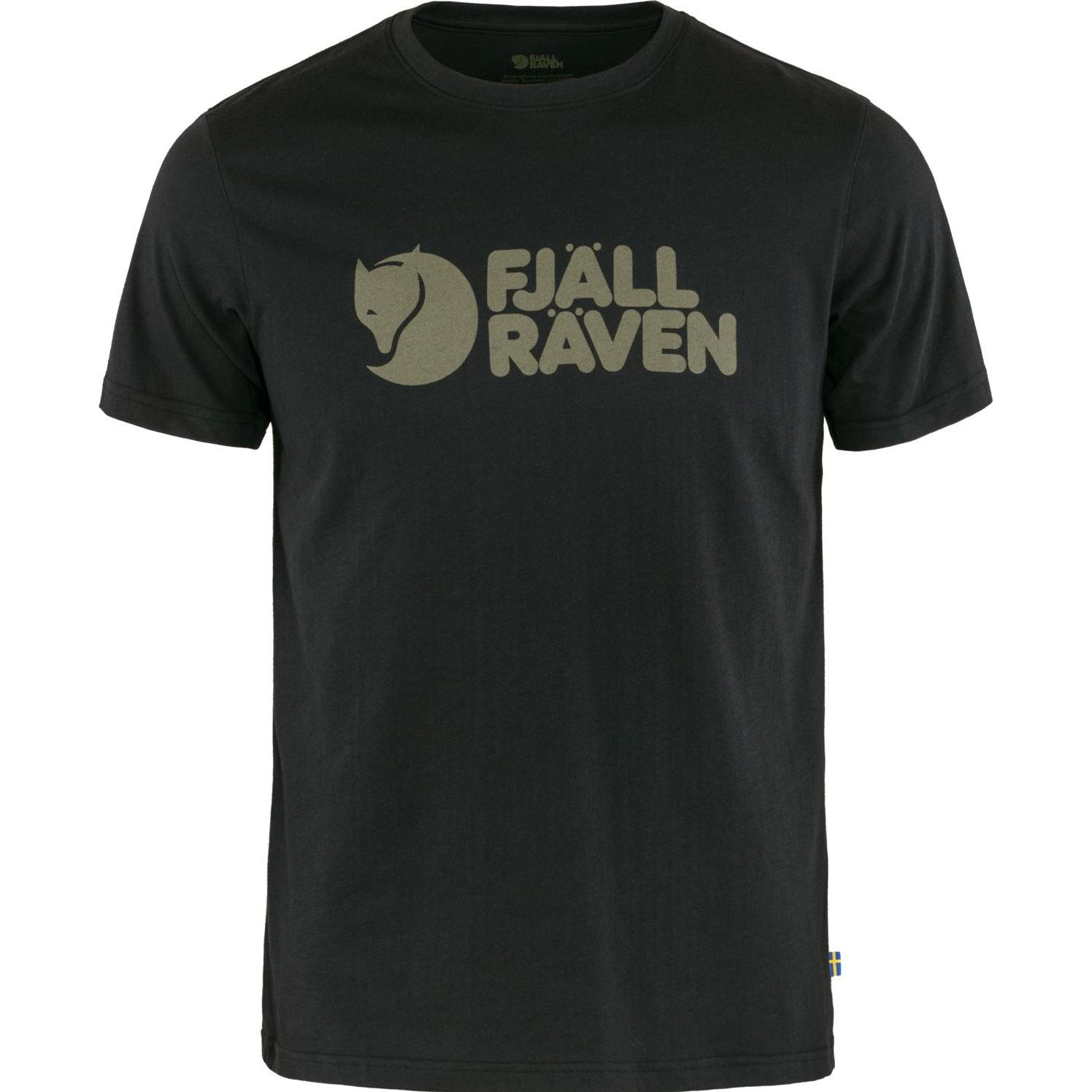 Fjällräven, Herren, Shirt, Logo T-Shirt, Schwarz, (M)