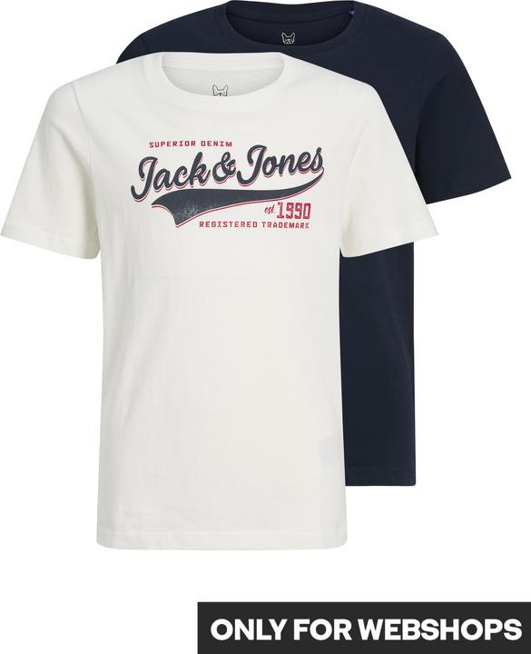 Produktbild Jack & Jones Jungs 2er-Pack T-Shirt (128)