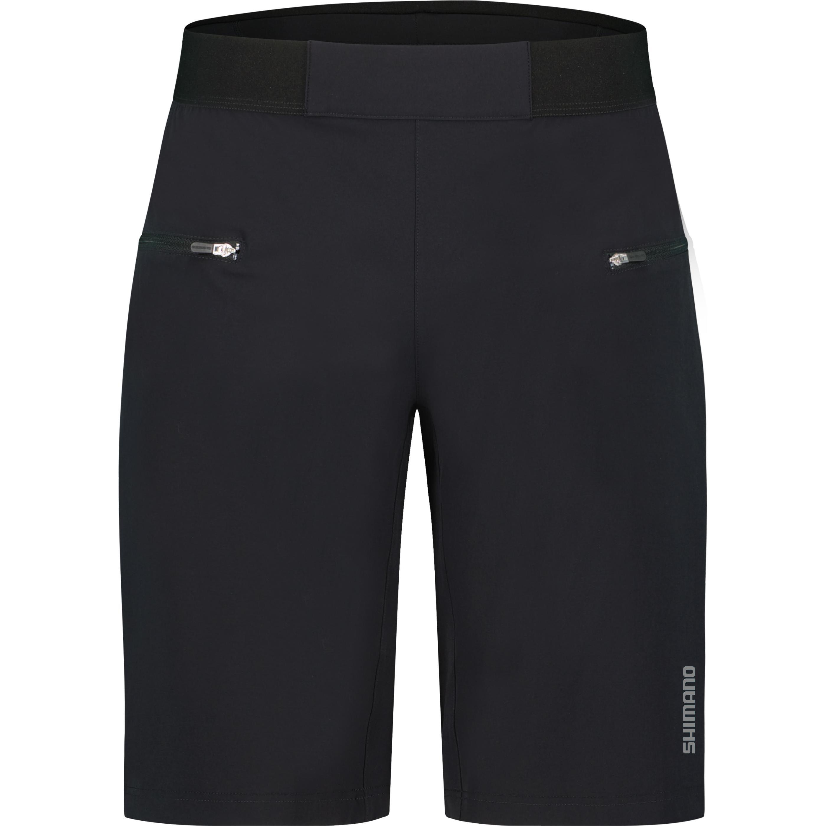 Shimano, Damen, Velohosen, Women Inizio Trail Shorts black (32), Schwarz, 32