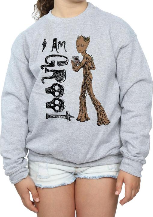 Produktbild Avengers Infinity War I Am Teenage Groot Sweatshirt Mädchen (116)