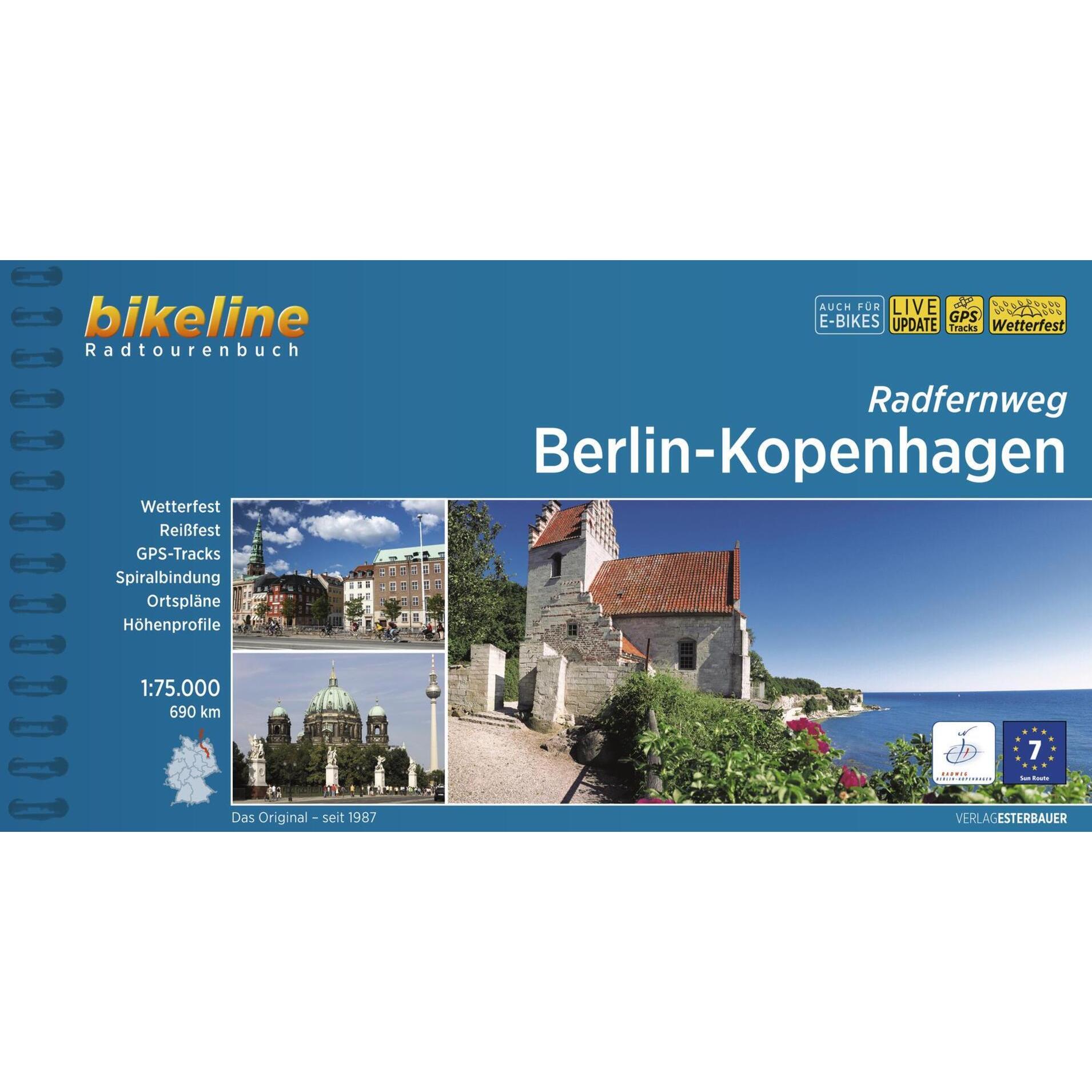 Radfernweg Berlin - Kopenhagen, Ratgeber von Esterbauer Verlag