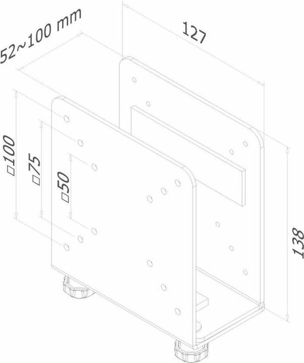 Produktbild Neomounts Thinclient-20 (Wand, 10 kg)