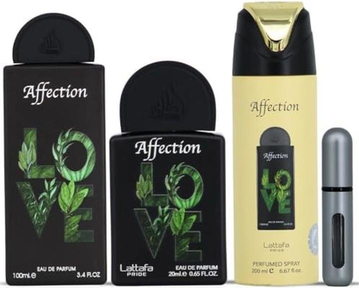 Image du produit Lattafa Pride Affection Eau De Parfum 100 Ml Eau De Parfum 20 Ml Deodorant 200 Ml (Coffret de parfum)