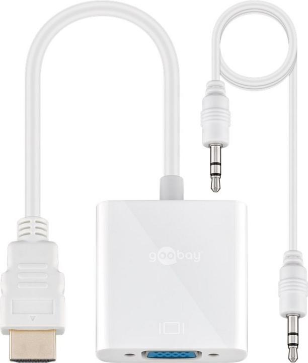 Image du produit Goobay HDMI (Typ A) — VGA (HDMI, VGA, 15 cm)